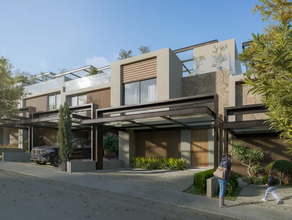 Fachada de Residencia Pinot en Altalia